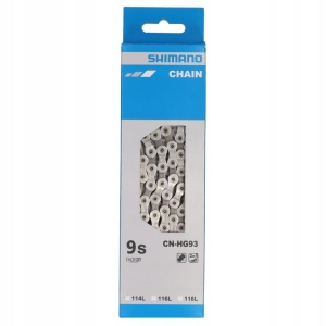 Łańcuch Rowerowy Shimano CN-HG93 9rz. + Pin 114 Ogniw Oryginał