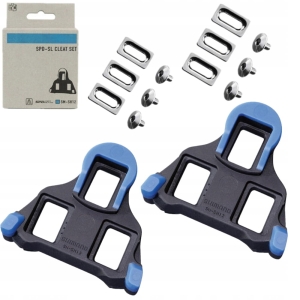 Bloki Shimano Niebieskie Do Pedałów Szosowych SM-SH12 2° Oryginał