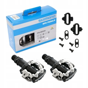 Pedały Shimano SPD PD-M520 Czarne + bloki Oryginał