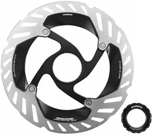 Tarcza Hamulcowa Shimano RT-CL900 160mm Dura Ace Icetech + Nakrętk Oryginał