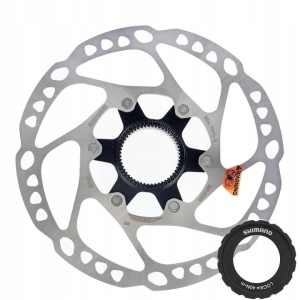 Tarcza Hamulcowa Shimano SM-RT64 160mm Deore + Nakrętka Oryginał