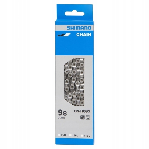 Łańcuch Shimano Deore CN-HG53 9 rzędowy 116 ogniw + PIN Oryginał BOX