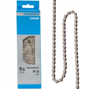 Łańcuch Rowerowy Shimano CN-E6070 9s + Pin 138 Ogniw Ebike Oryginał BOX
