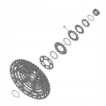 Koronka 14T do Kaset Shimano XT, SLX, Deore 12rz. Microspline Oryginał