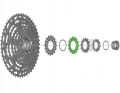 Koronka Zębatka 14T Do Kaset Shimano XTR CS-M9100 12rz Microspline Oryginał