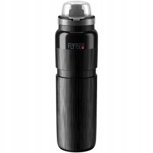 Bidon Elite FLY MTB TEX 950ml Czarny Z Przykrywką