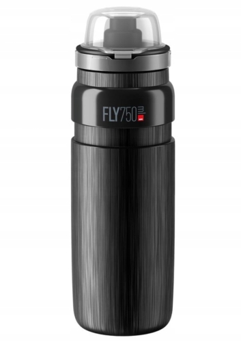 Bidon Elite FLY MTB TEX 750ml Czarny Z Przykrywką