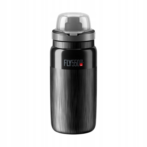Bidon Elite FLY MTB TEX 550ml Czarny Z Przykrywką