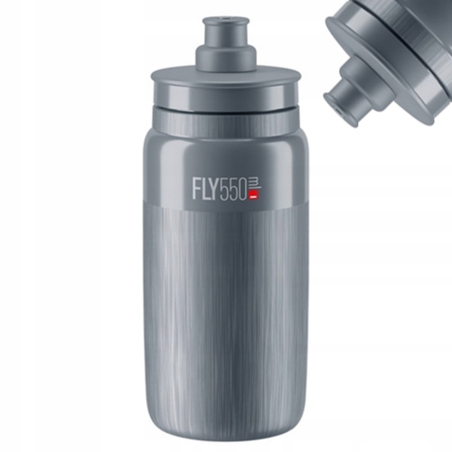 Bidon Elite FLY TEX 550ml Szary