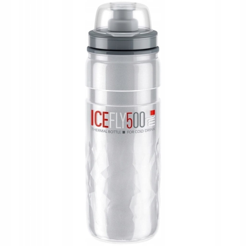Bidon Termiczny Elite Ice Fly 500ml Jasny Szary / Srebrny