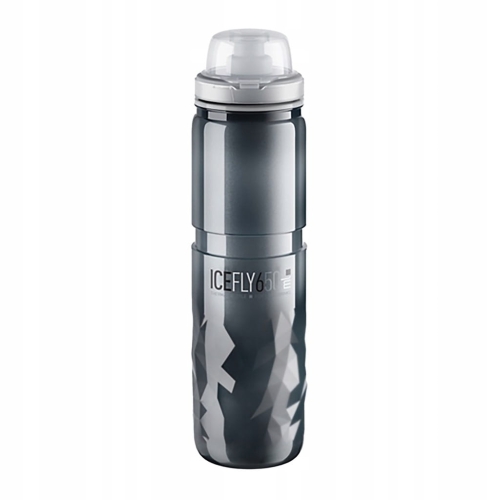 Bidon Termiczny Elite Ice Fly 650 ml Ciemny Szary