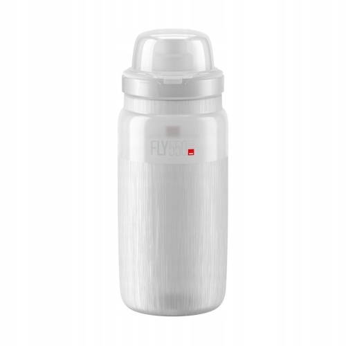 Bidon Elite FLY MTB TEX 550ml Przezroczysty Z Przykrywką