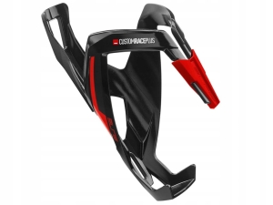 Koszyk Na Bidon Elite Custom Race Plus Czarno-Czarwony Połysk