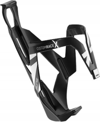 Koszyk Na Bidon Elite Custom Race X Czarno-Biały Połysk