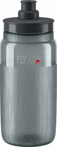 Bidon Elite FLY TEX 550ml Przezroczysto-Szary