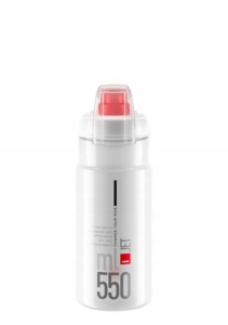Bidon Elite Jet Plus 550ml Przezroczysty Z Przykrywką