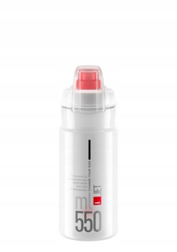 Bidon Elite Jet Plus 550ml Przezroczysty Z Przykrywką