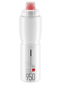 Bidon Elite Jet Plus 950ml Przezroczysty Z Przykrywką