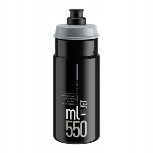 Bidon Elite Jet Czarny 550ml