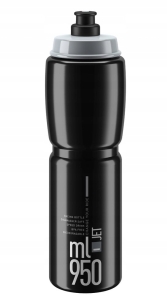 Bidon Elite Jet Czarny 950ml