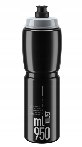 Bidon Elite Jet Czarny 950ml