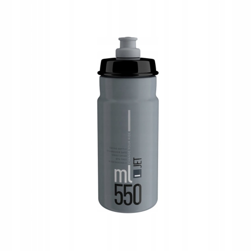 Bidon Elite Jet Szary 550ml
