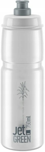 Bidon Elite Jet Green 750ml Przezroczysty Bio-plastik
