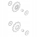 Kółka Przerzutki Shimano Deore RD-M663 2szt. Oryginał