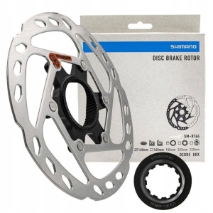 Tarcza Hamulcowa Shimano 140mm Deore / GRX SM-RT64 + Nakrętka Oryginał