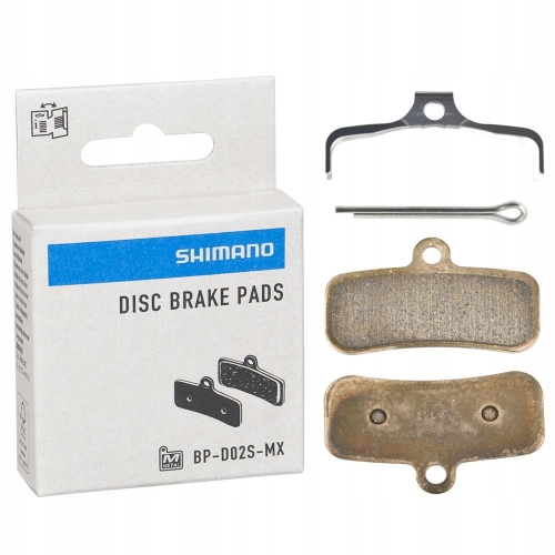Klocki Hamulcowe Shimano D02S Saint ZEE Metaliczne BOX Oryginał