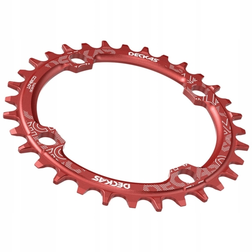Zębatka rowerowa Okrągła Narrow Wide 32T 104 BCD Czerwona
